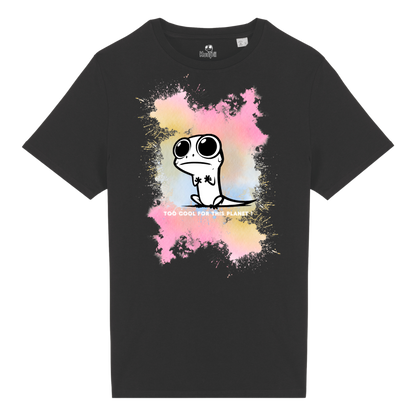 T-Shirt Gecko Watercolor Rainbow