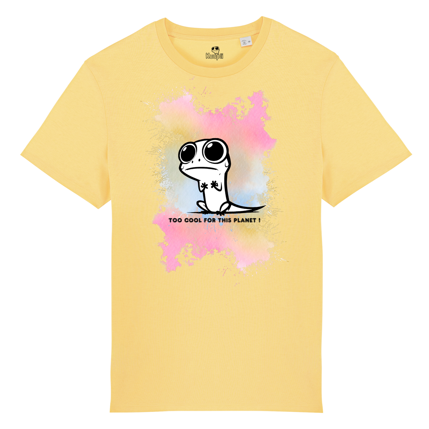 T-Shirt Gecko Watercolor Rainbow