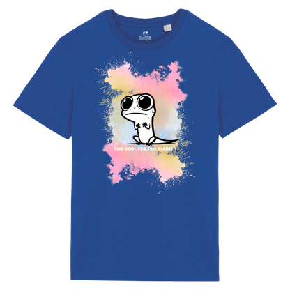 T-Shirt Gecko Watercolor Rainbow